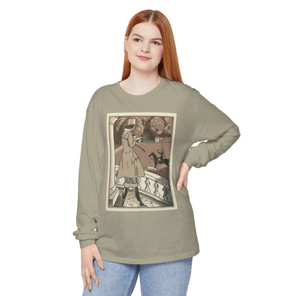 Amazone by Fernand Siméon Unisex Garment-dyed Long Sleeve T-Shirt