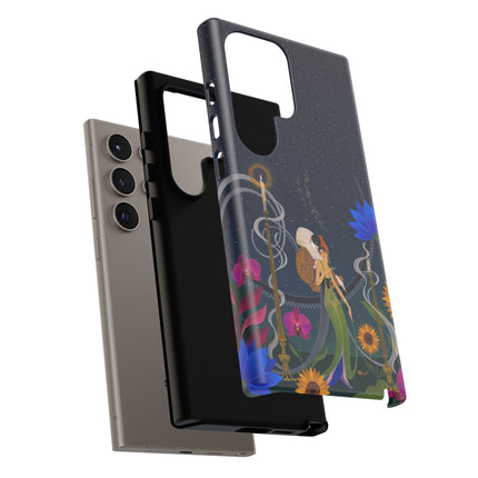 🌙🕯️ The Lady Of The Midnight Garden Phone Case – Art Deco Nocturne