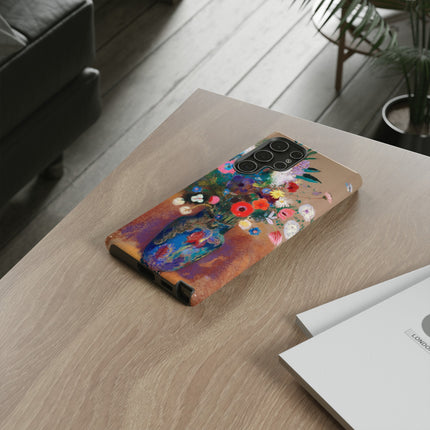 Bouquet of Flowers by Odilon Redon Phone Cases