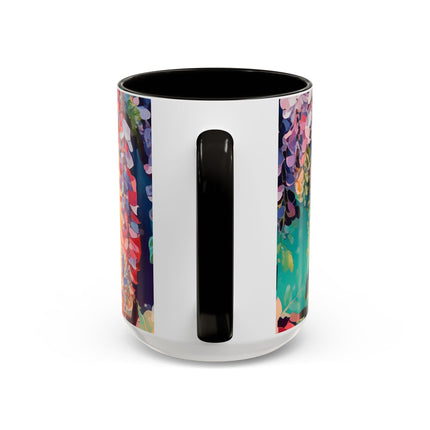 Golden Wisteria Symphony Colorful Mugs (11oz, 15oz)