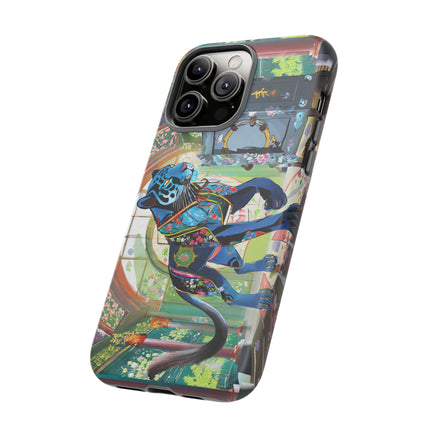 Cyber Panther's Hunt Phone Cases