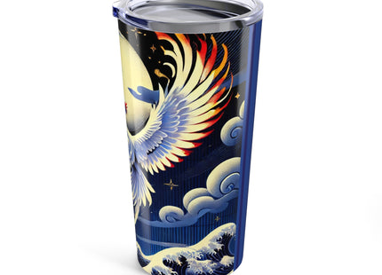 Majestic White Crane Tumbler 20oz