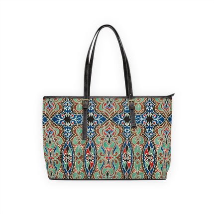Arabian Ornament by Elizabeth A. Nedwill PU Leather Shoulder Bag