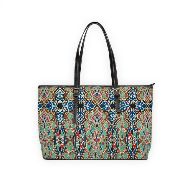 Arabian Ornament by Elizabeth A. Nedwill PU Leather Shoulder Bag