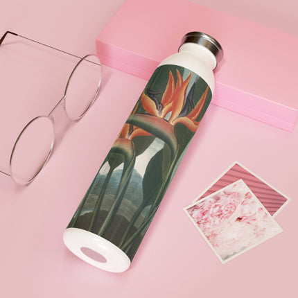 Bird of Paradise by Robert John Thornton Slim Water Bottle