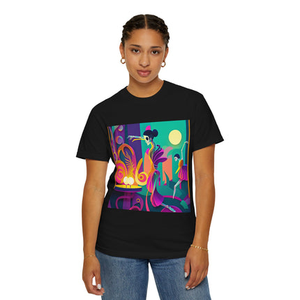 Dance of the Skeleton Ballerinas Unisex Garment-Dyed T-shirt