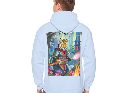 Cyberpunk Leopard – Heavy Blend™ Hooded Sweatshirt