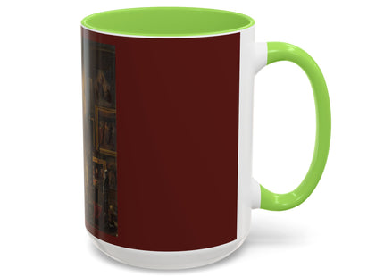 Raphael and his Muse in the Atelier by Vincenzo Abbati Colorful Mugs (11oz, 15oz)