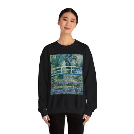 Water Lilies and Japanese Bridge by Claude Monet Heavy Blend™ Crewneck Sweatshirt