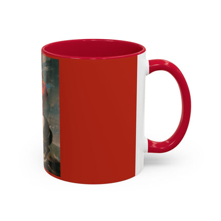 Napoleon Crossing the Alps by Jacques-Louis David Colorful Mugs (11oz, 15oz)