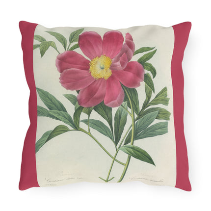 Choix des plus belles fleurs, Plate 075 by Pierre Joseph Redouté Outdoor Pillows