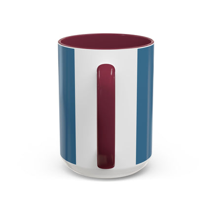 ❤️❄️ The Winter Heart Messenger Colorful Mug – Art Deco Snow Garden Fantasy