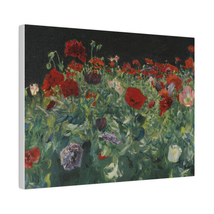 Poppies (A Study of Poppies for Carnation, Lily, Lily, Rose) by John Singer Sargent Matte Canvas, Stretched, 0.75"