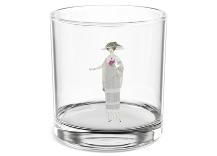Robe de linon (Linen Dress) by Charles Martin Rocks Glass, 10oz