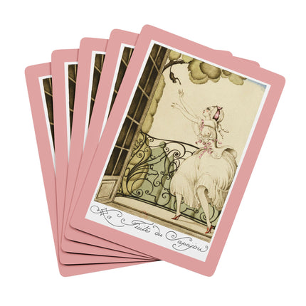 Sur talons rouges (On Red Heels) pl 02 by Gerda Wegener Playing Cards
