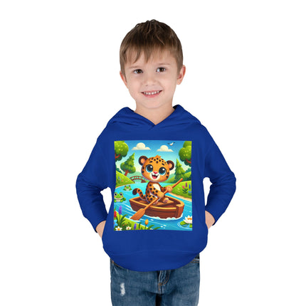 Little Explorer on the River Toddler Pullover Fleece Hoodie