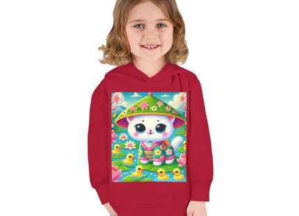 Lily Pond Stroll Toddler Pullover Fleece Hoodie