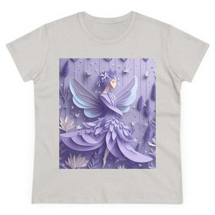 Lavender Fairy Women's Midweight Cotton Tee