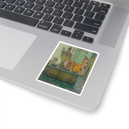 La Fontaine, Saint-Paul De Vence by Henri Le Sidaner Kiss-Cut Stickers (4 Sizes)
