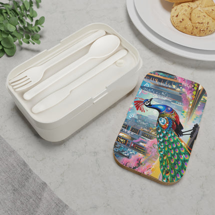 Techno Plumes Bento Lunch Box