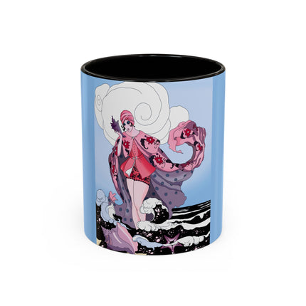Goddess of the Swirling Sea Colorful Mugs (11oz, 15oz)