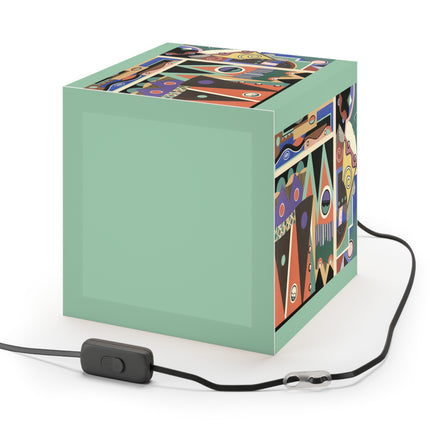 Collection decors et couleurs Pl.03 by Georges Valmiers Light Cube Lamp