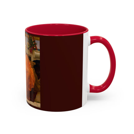 Flaming June by Frederic Leighton Colorful Mugs (11oz, 15oz)