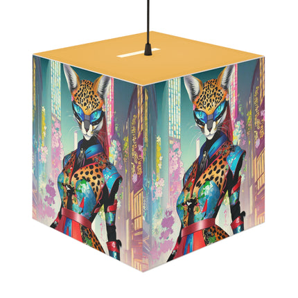 Cyber Cat Glamour Light Cube Lamp