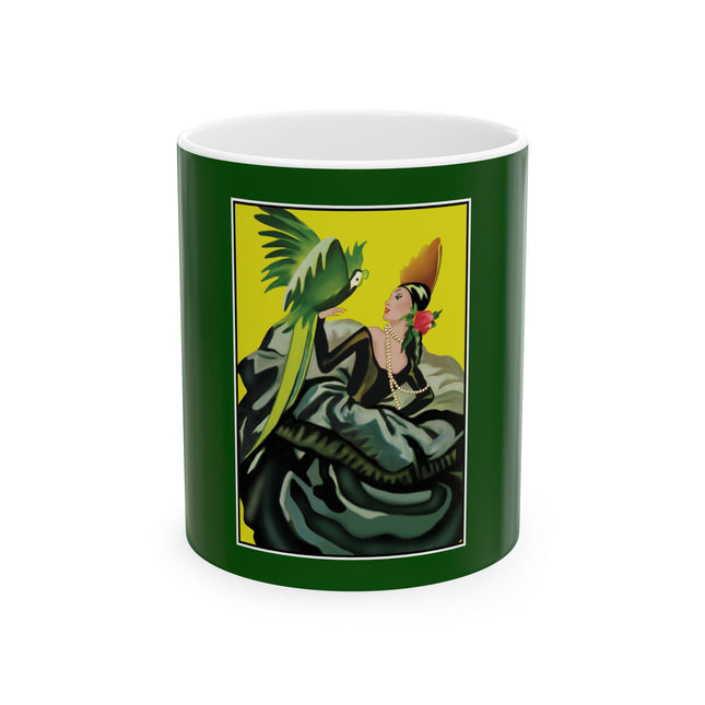 Splendor in Green Ceramic Mug 11oz