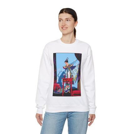 A Visual Journey by Umberto Brunelleschi Women's Heavy Blend™ Crewneck Sweatshirt