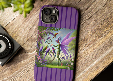 Lavender-Winged Fairy Phone Cases