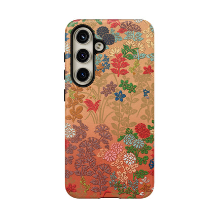 Ornamental Japanese Flower Pattern Phone Cases