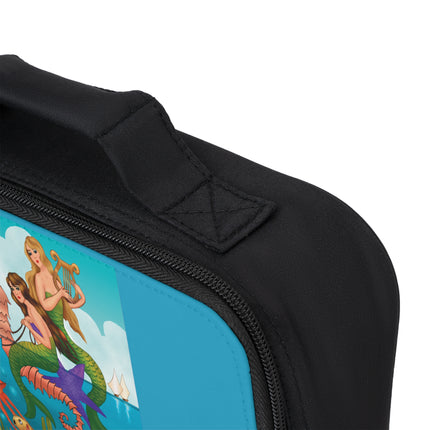 Three Mermaids with Strings of Pearls by Carlo Chiostri Lunch Bag