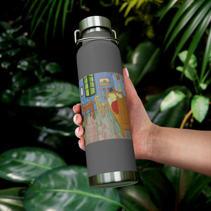 The Bedroom by Vincent van Gogh Copper Vacuum Insulated Bottle, 22oz