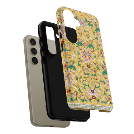 Yellow Botanical Pattern by Owen Jones Phone Cases