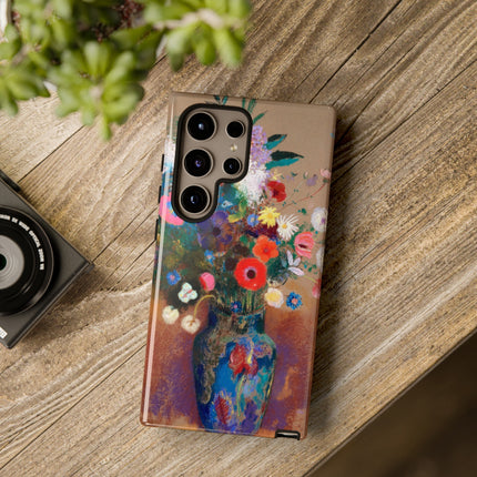 Bouquet of Flowers by Odilon Redon Phone Cases
