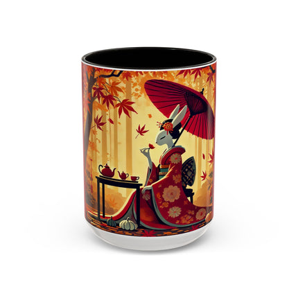 Theatrical Harvest Rabbit Colorful Mugs (11oz, 15oz)