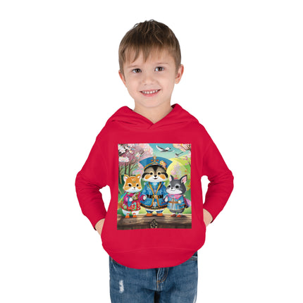 Fluffy Explorers Toddler Pullover Fleece Hoodie