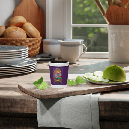 February & Amethyst (from the Gem Series) by Sofia Chiostri Ceramic Shot Glass