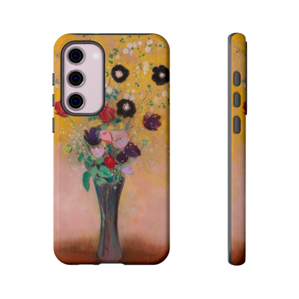 Vase of Flowers by Odilon Redon Phone Cases