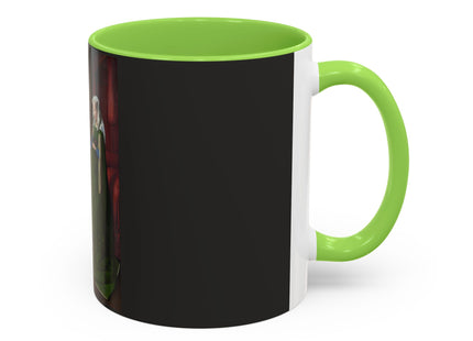 Arnolfini Portrait by Jan Van Eyck Colorful Mugs (11oz, 15oz)