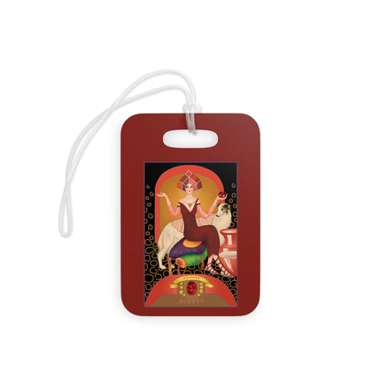 January & Garnet (from the Gem Series) by Sofia Chiostri Luggage Tags