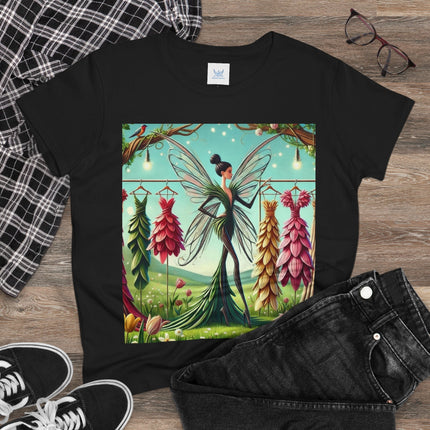 A Fairy Choosing Gowns Cotton Tee