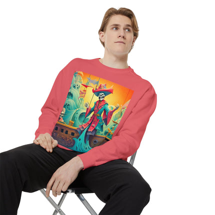 Skeleton Crew of the Misty Seas Unisex Garment-Dyed Sweatshirt