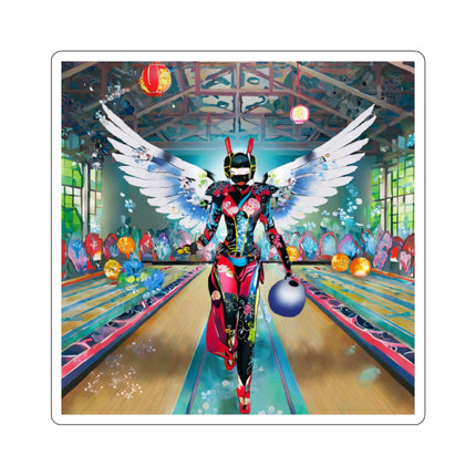 Samurai Robot Angels Kiss-Cut Stickers (4 Sizes)