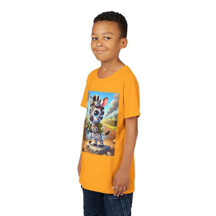 Zebra Lookout Youth Short Sleeve Tee