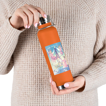 Angelic Revelry Copper Vacuum Insulated Bottle, 22oz
