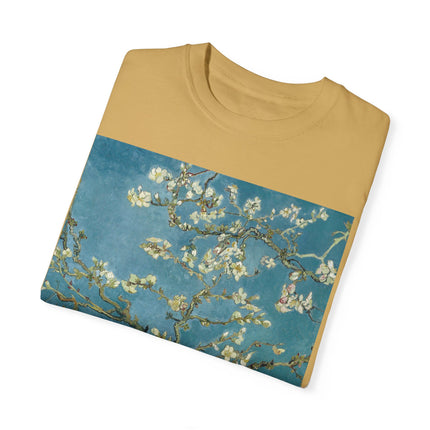 Almond Blossom by Vincent van Gogh Unisex Garment-Dyed T-shirt