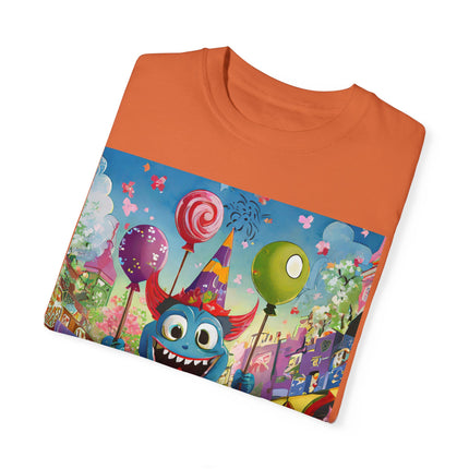 Monster Parade Madness Unisex Garment-Dyed T-shirt