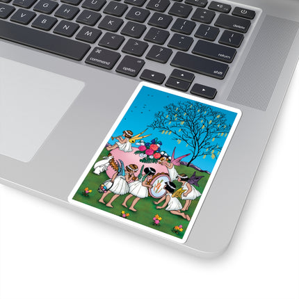 Enchanted Easter Gathering Kiss-Cut Stickers (4 Sizes)